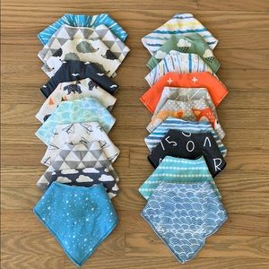 Lot of Baby Bandana Bibs